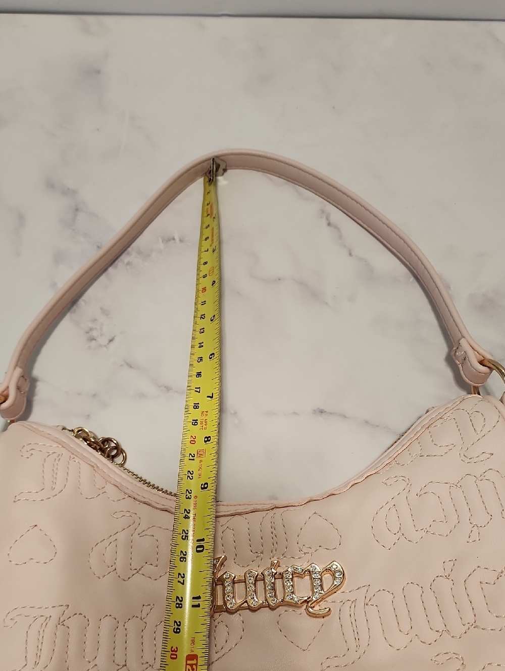 Juicy Couture Pale Pink Small Shoulder Bag - Picture 7 of 9